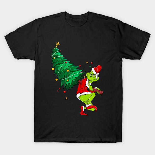 Stealing Christmas T-Shirt by Nifty Studio